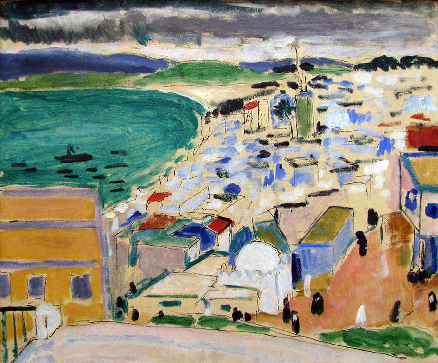 The Bay of Tangier (1912) Henri Matisse tablo - Dekolata