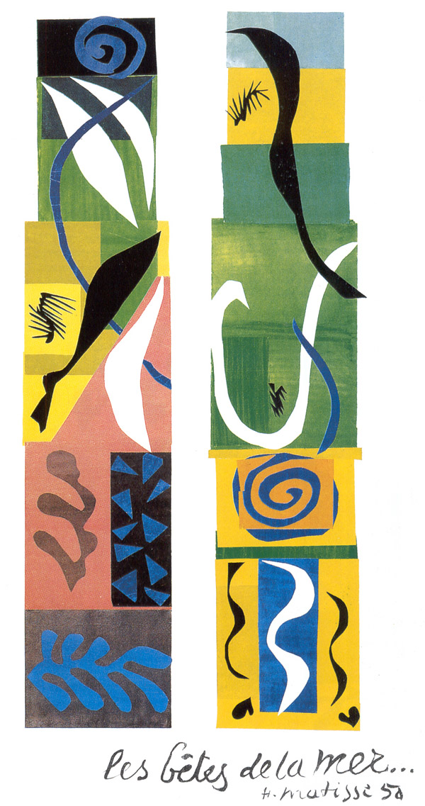The Beasts of the Sea (1950) Henri Matisse tablo - Dekolata