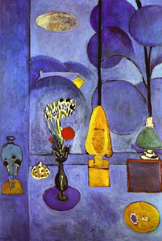 The Blue Window (1911) Henri Matisse tablo - Dekolata