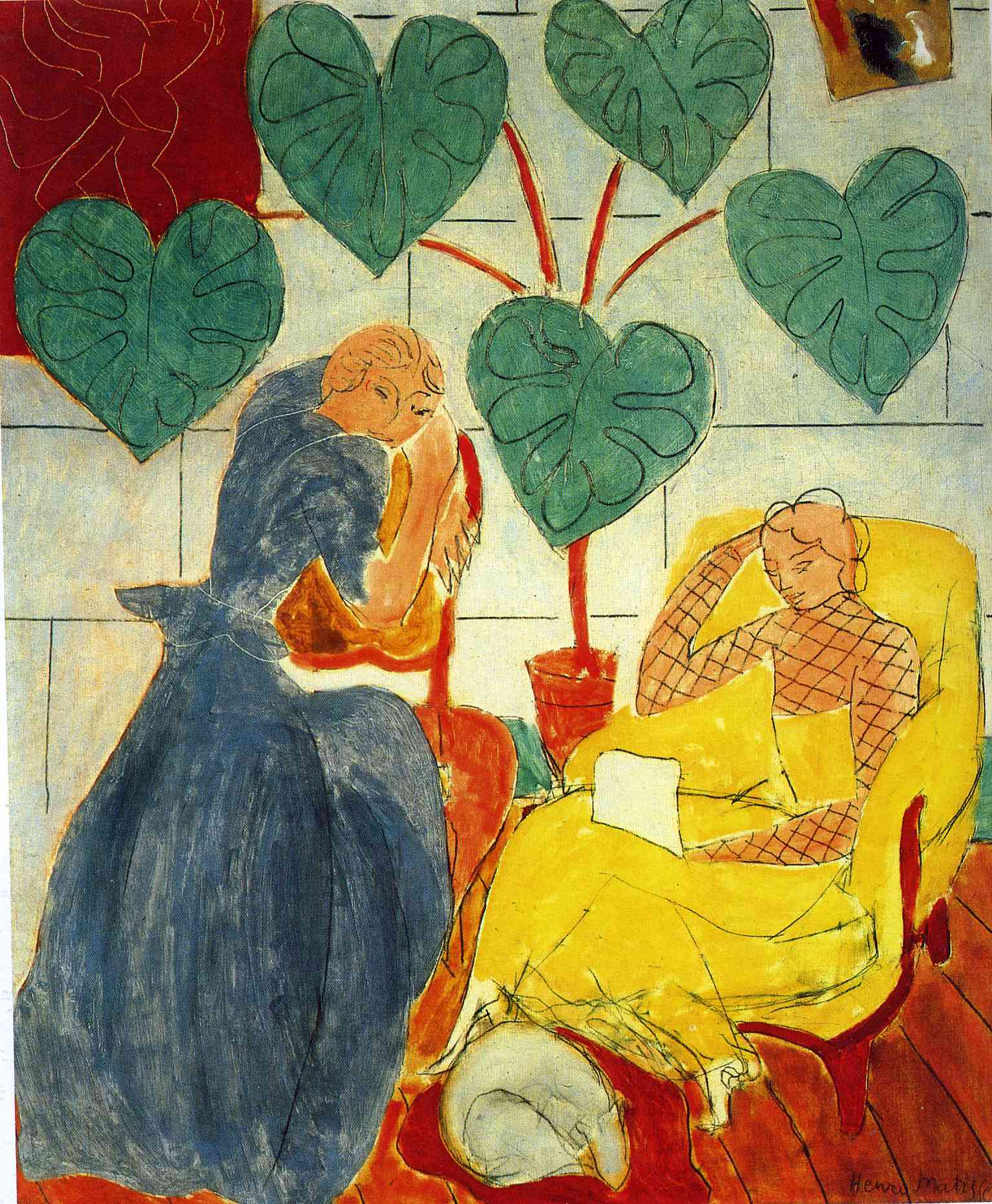 The Conservatory (1938) Henri Matisse tablo - Dekolata