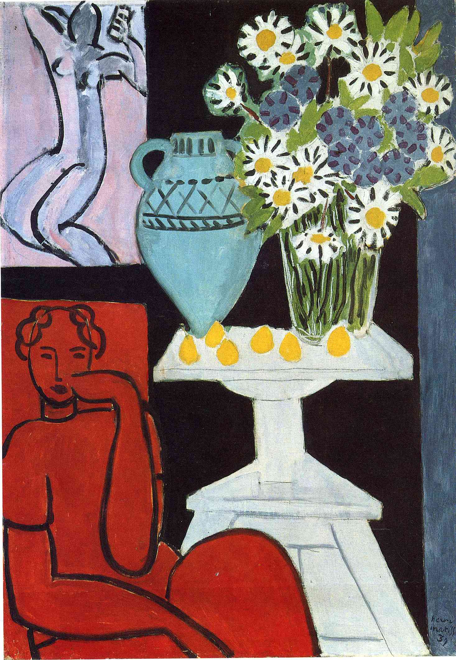 The Daisies (1939) Henri Matisse tablo - Dekolata