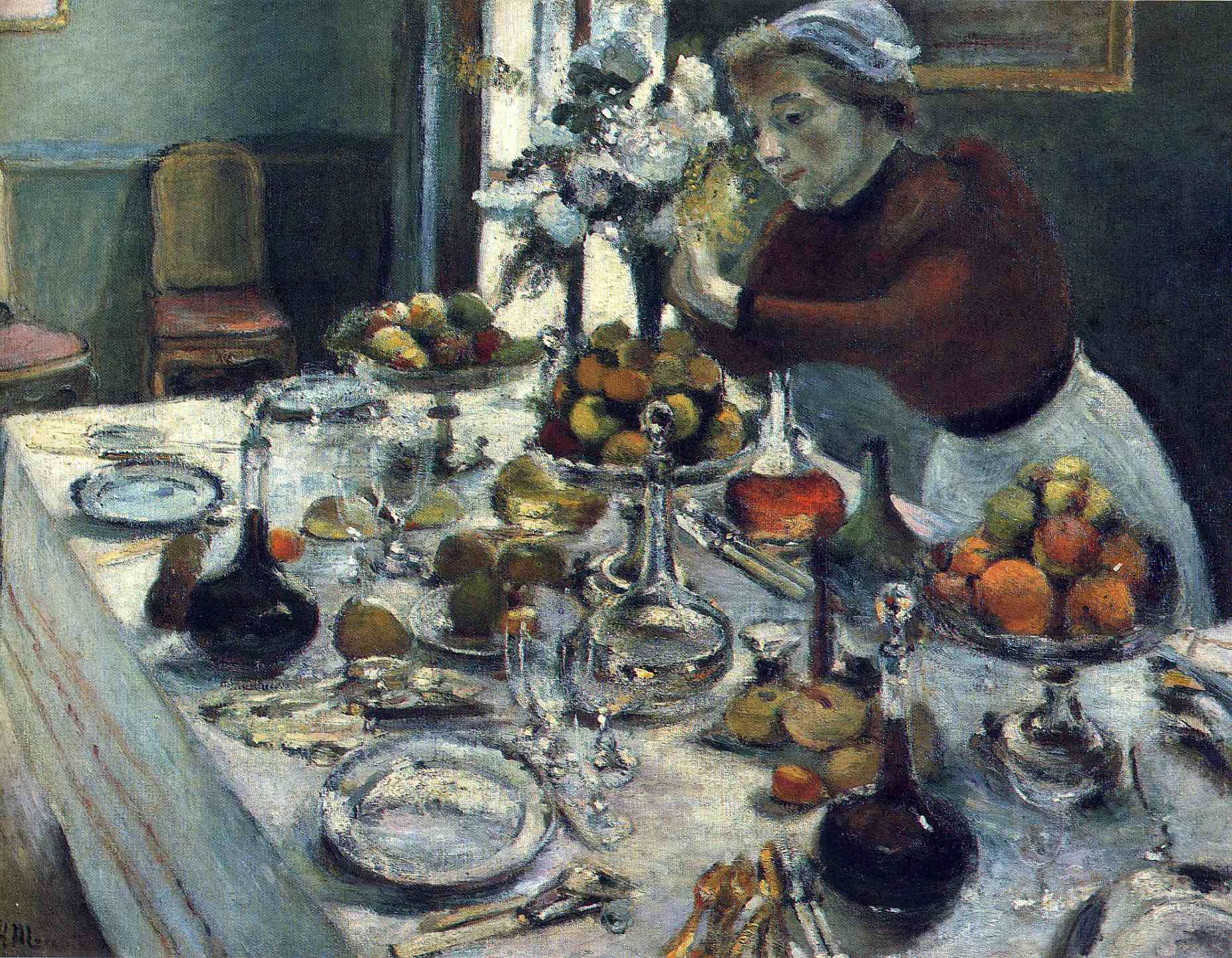 The Dinner Table (1896) Henri Matisse tablo - Dekolata