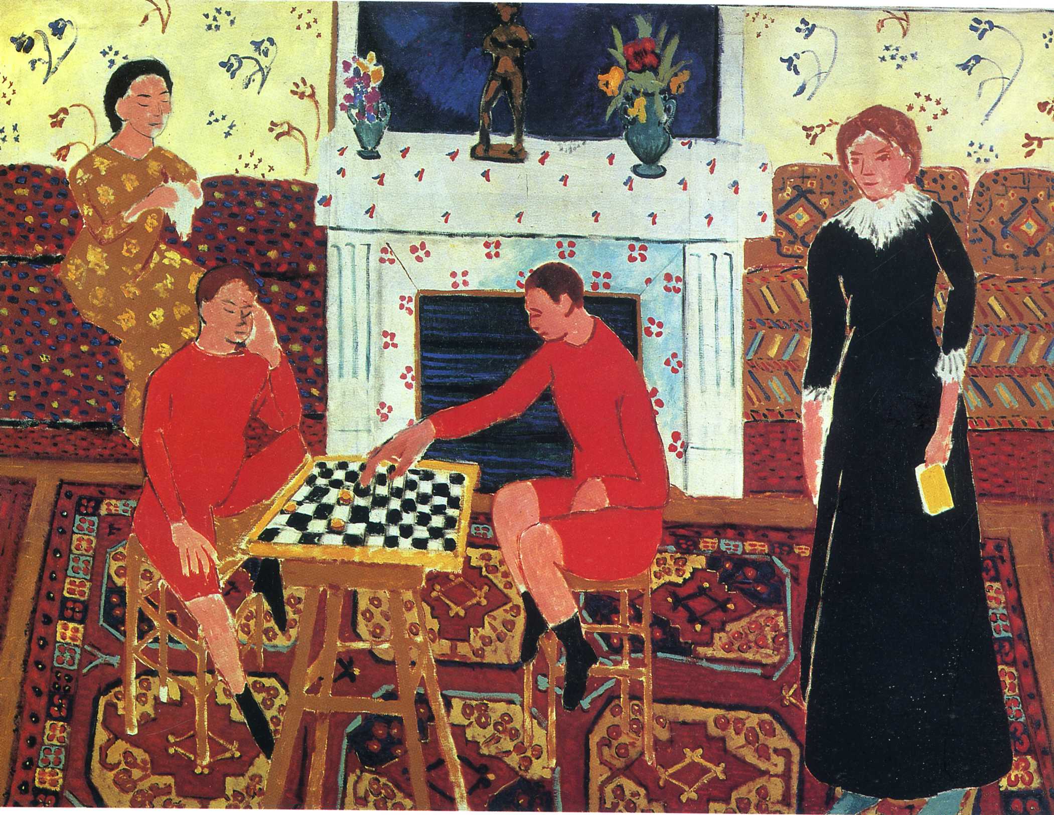 The Family of the Artist (1911) – Henri Matisse Tablo