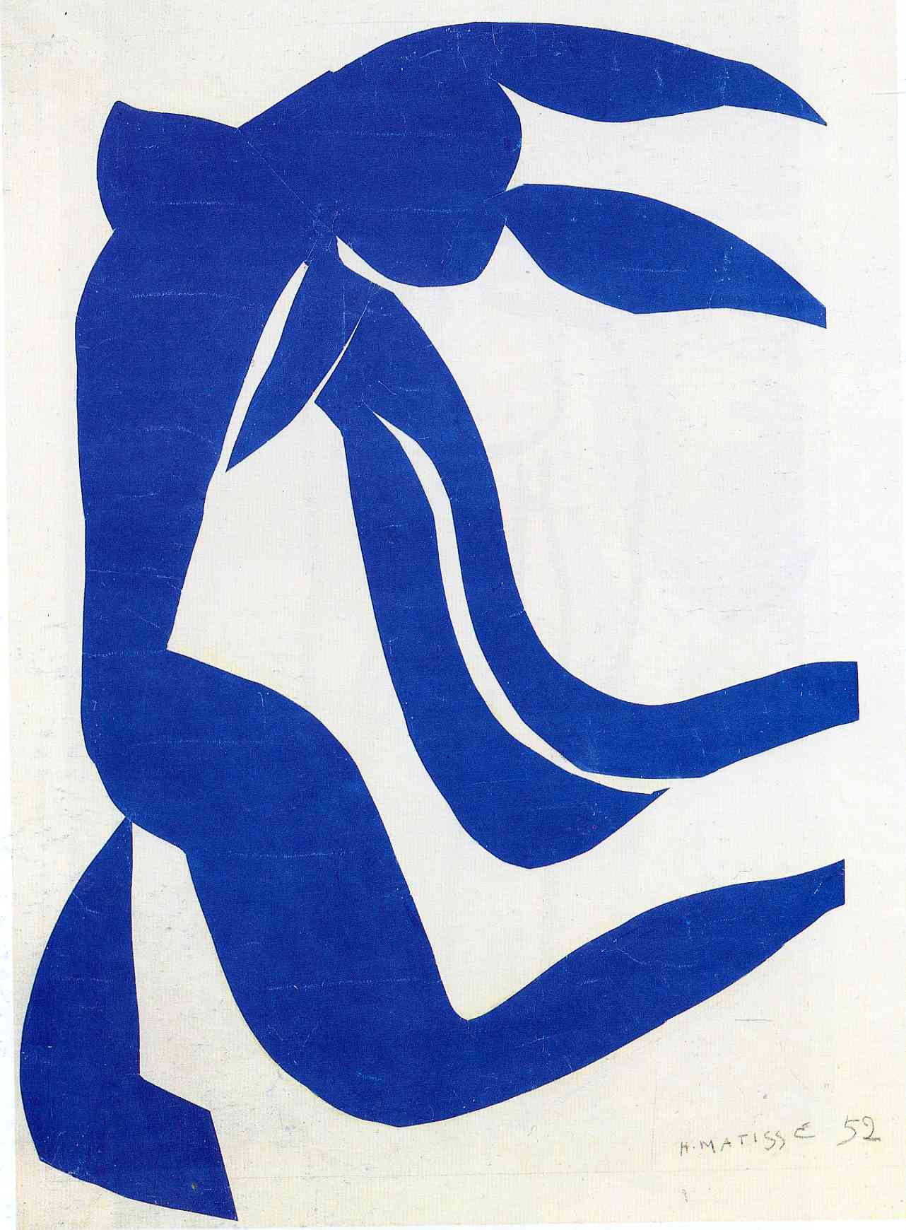 The Flowing Hair (1952) Henri Matisse tablo - Dekolata