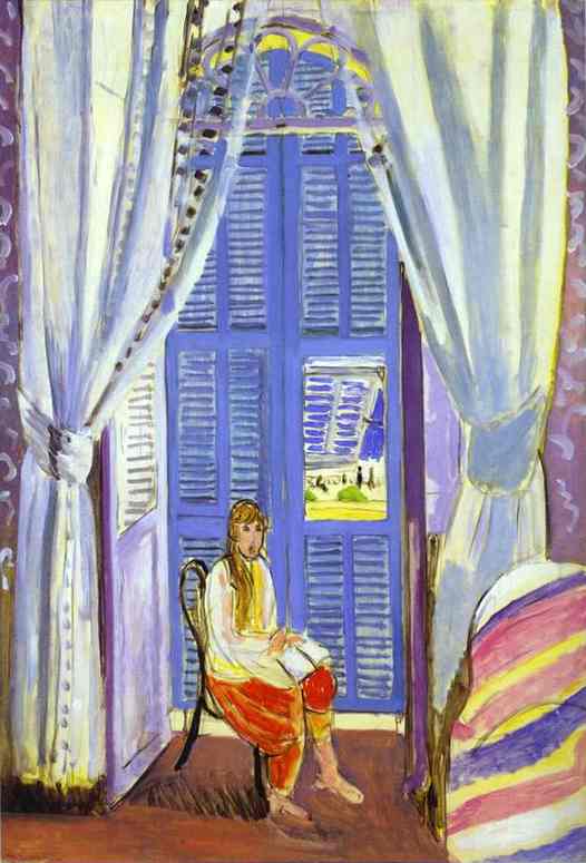 The French Window at Nice (1919) Henri Matisse tablo - Dekolata