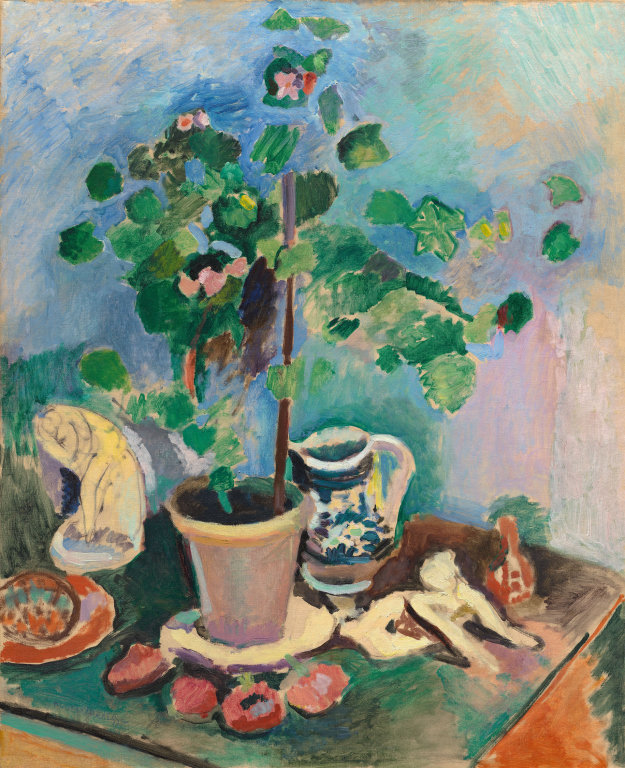 The Geranium (1906) Henri Matisse tablo - Dekolata