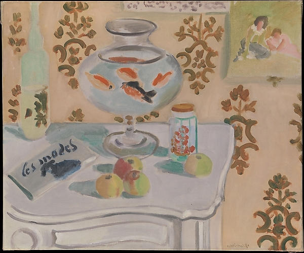 The Goldfish Bowl (1921) – Henri Matisse Tablo