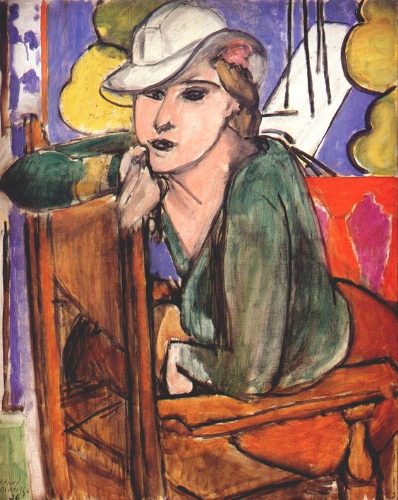 The Green Blouse (1936) Henri Matisse tablo - Dekolata
