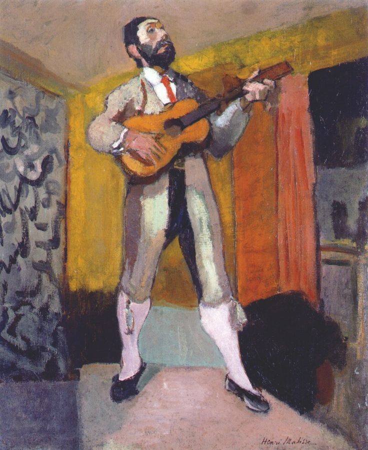 The Guitarist (1903) – Henri Matisse Tablo