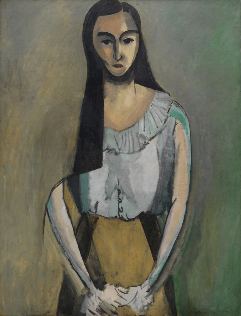 The Italian Woman (1916) Henri Matisse tablo - Dekolata