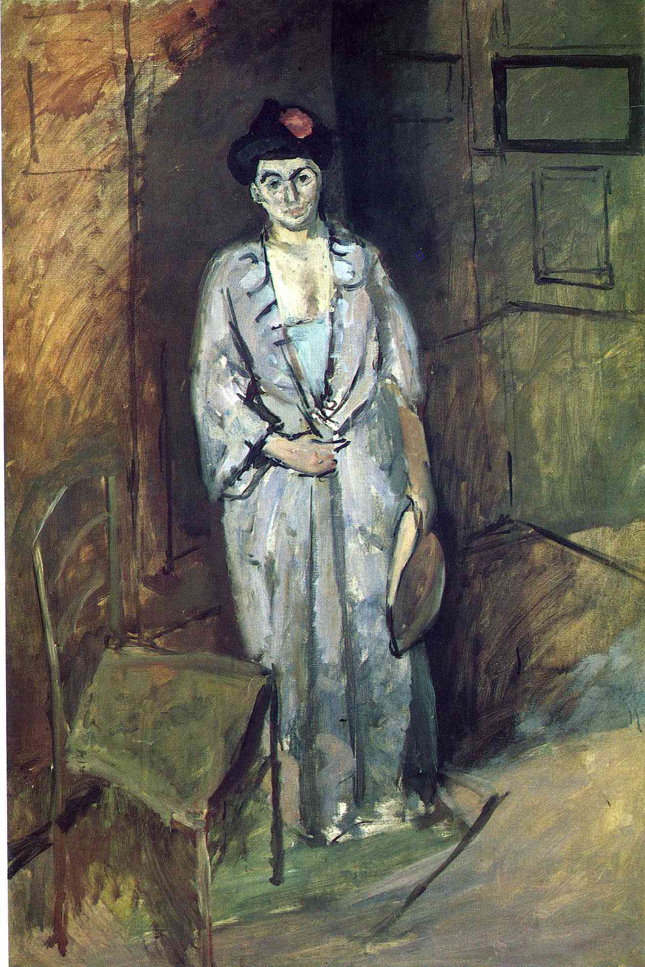 The Japanese Lady (1901) Henri Matisse tablo - Dekolata