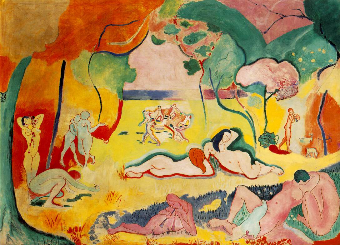 The Joy of Life (1905) Henri Matisse tablo - Dekolata