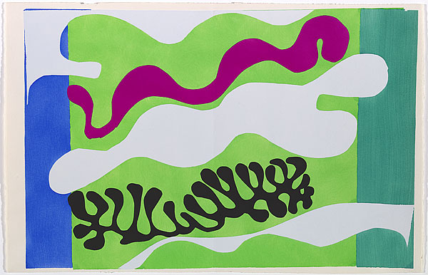 The Lagoon 2 (1947) Henri Matisse tablo - Dekolata