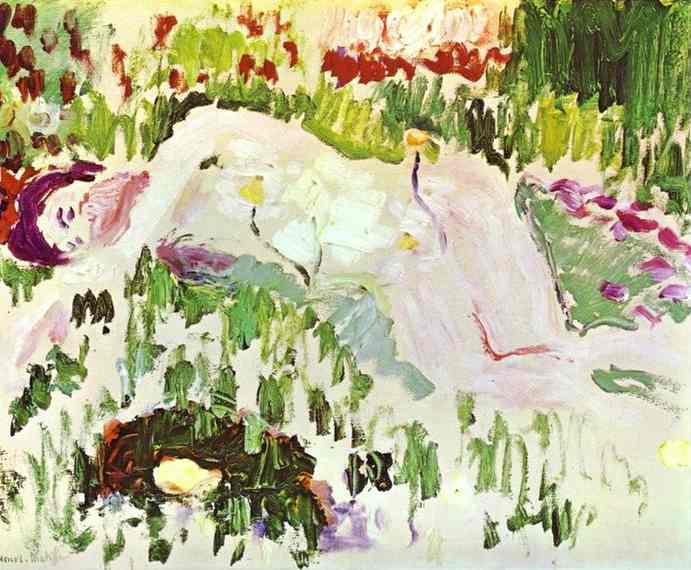 The Lying Nude (1906) Henri Matisse tablo - Dekolata