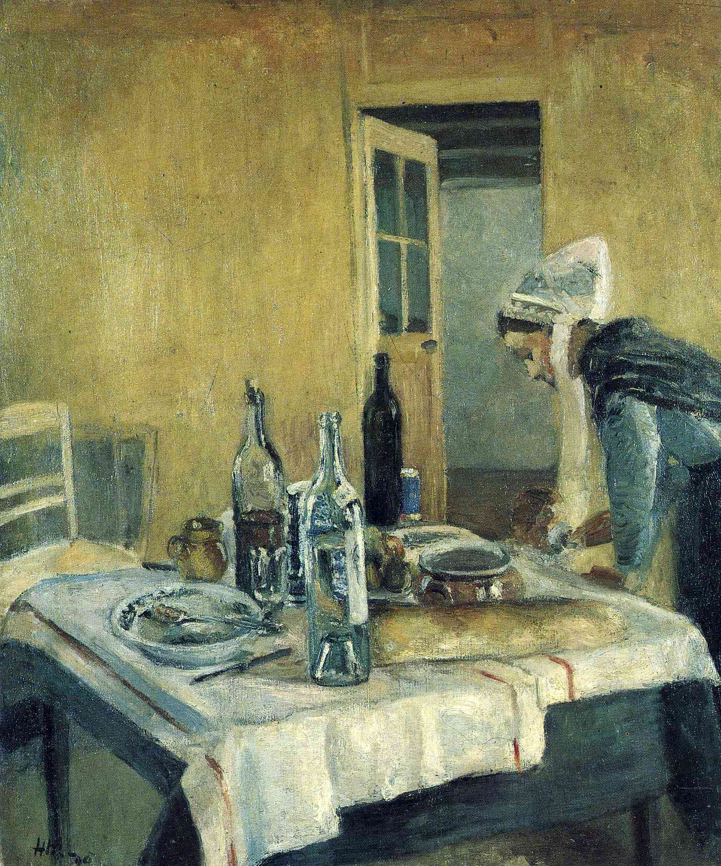 The Maid (1896) Henri Matisse tablo - Dekolata