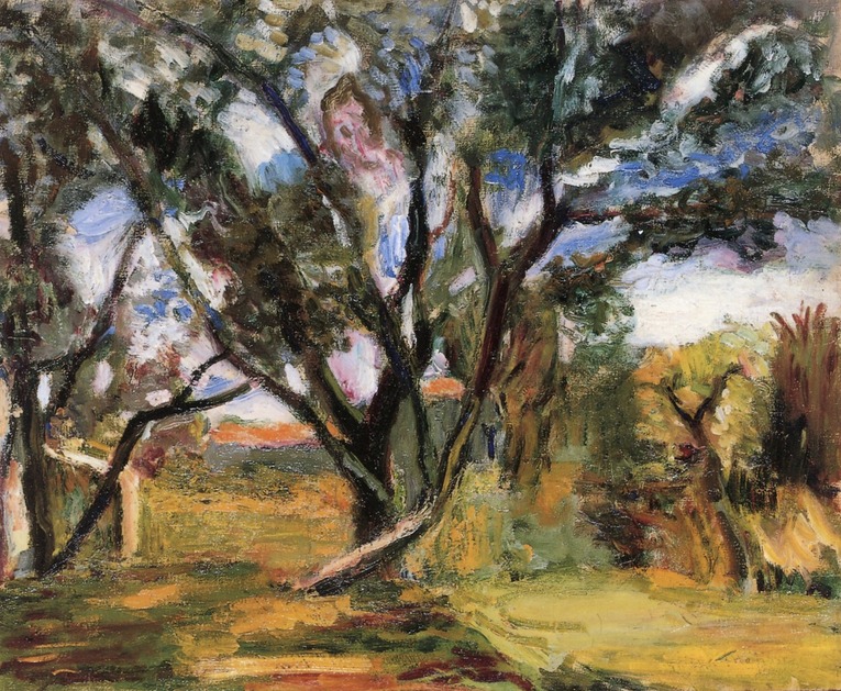 The Olive Tree (1898) Henri Matisse tablo - Dekolata