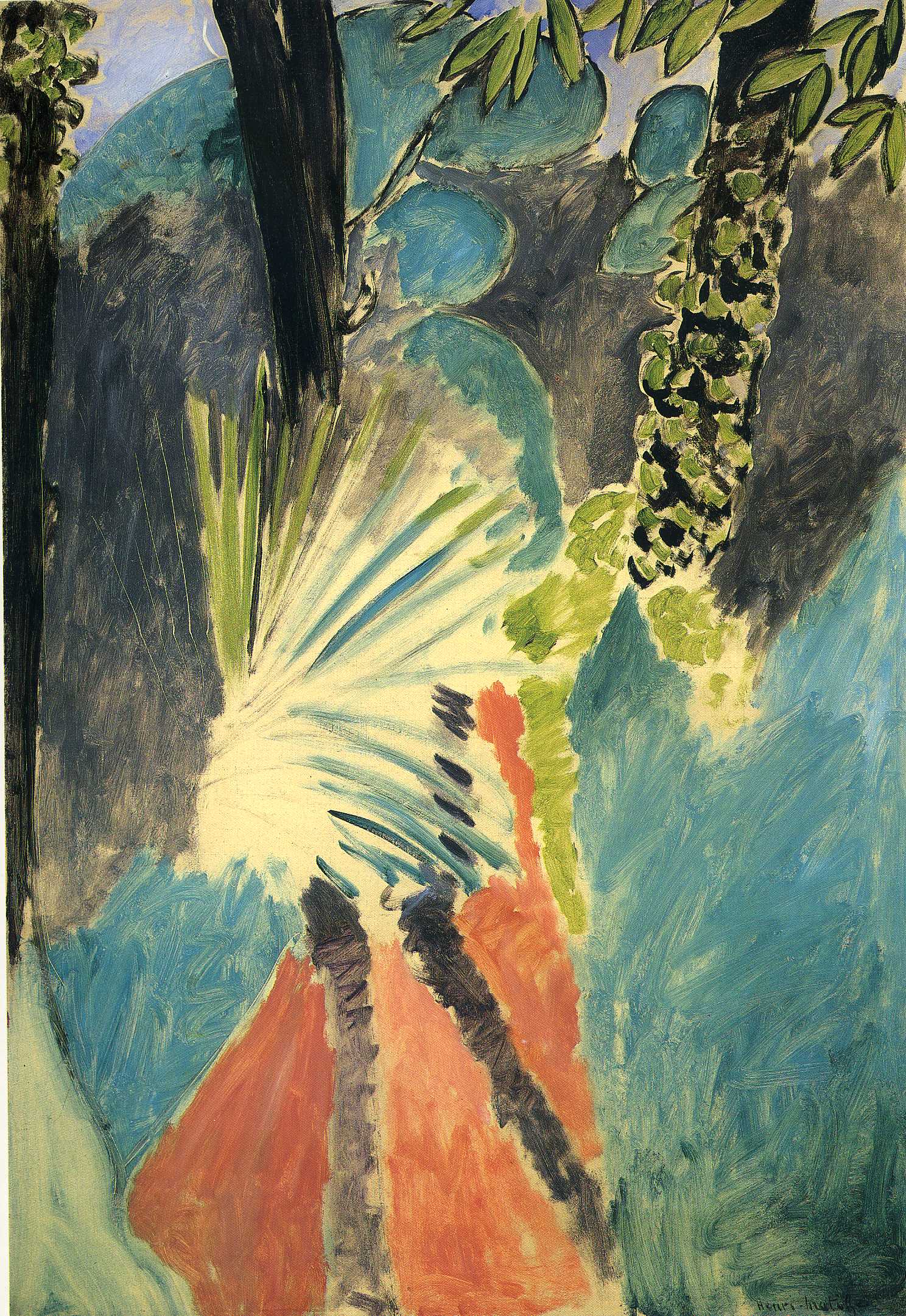 The Palm (1912) Henri Matisse tablo - Dekolata