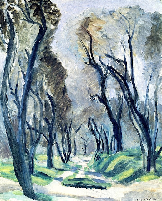 The Path of Olive Trees (1920) Henri Matisse tablo - Dekolata