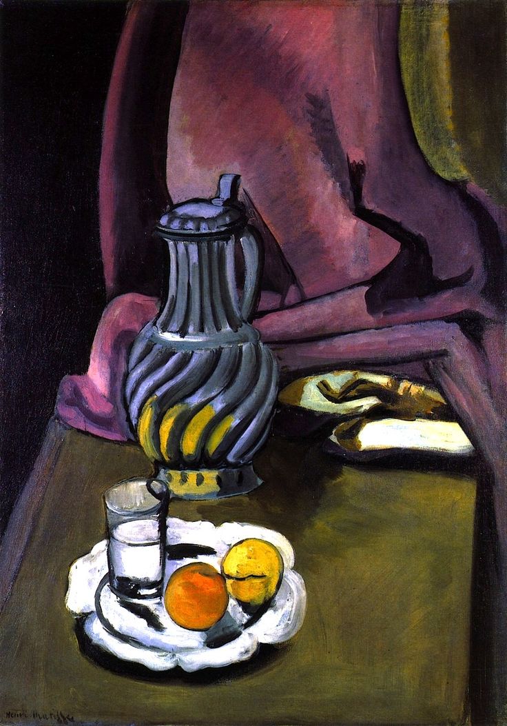 The Pewter Jug (1917) Henri Matisse tablo - Dekolata