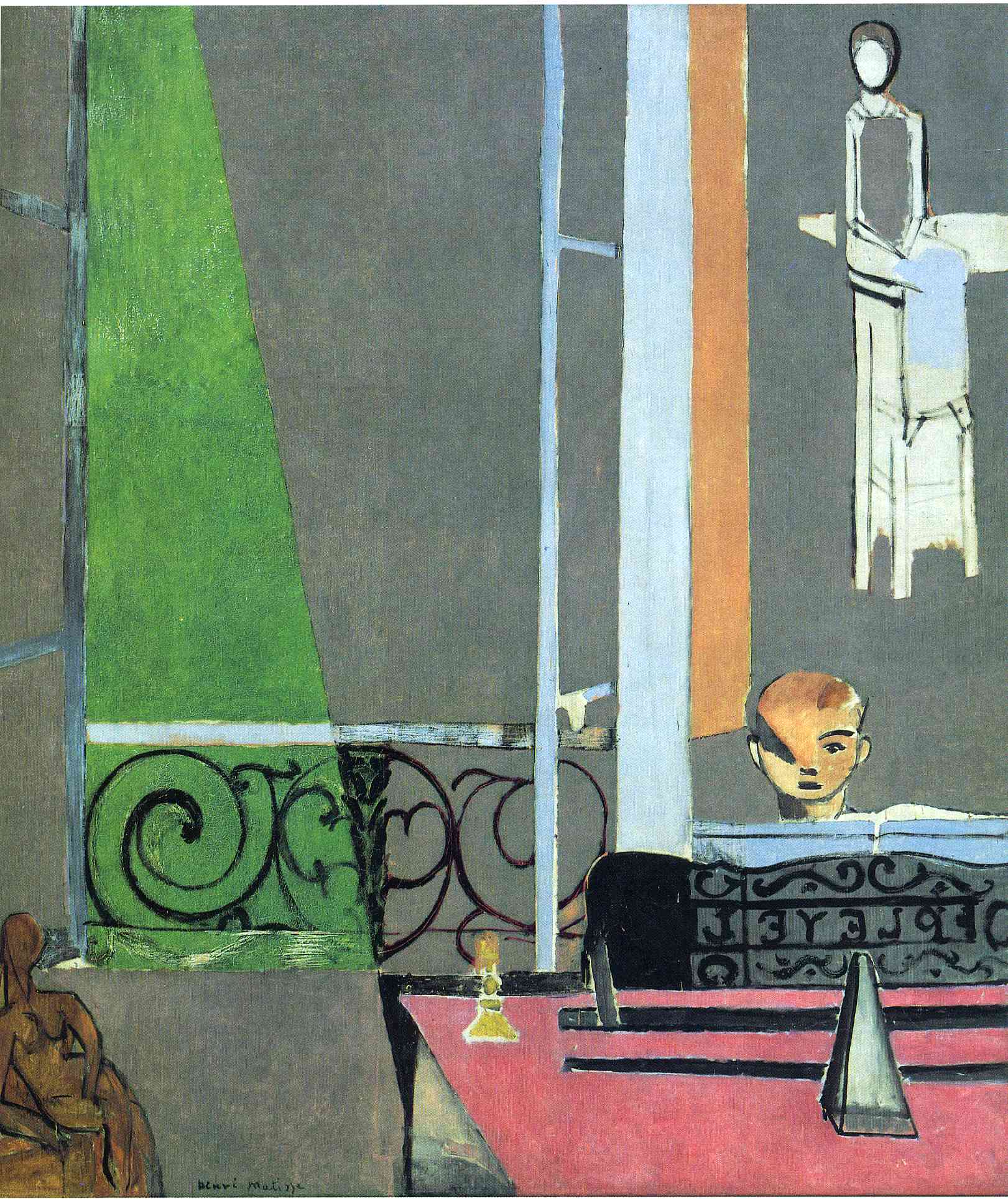 The Piano Lesson (1916) Henri Matisse tablo - Dekolata