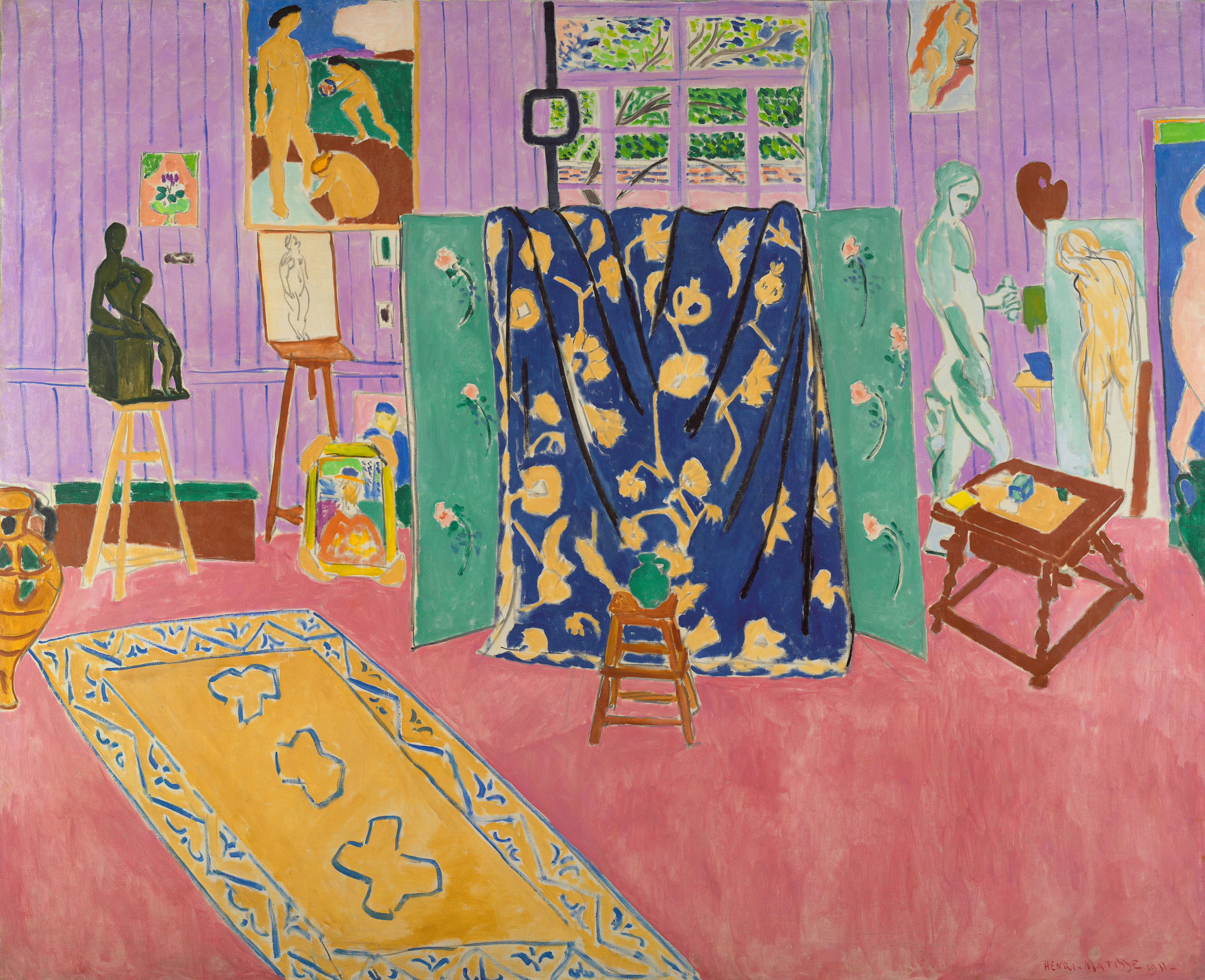 The Pink Studio (1911) Henri Matisse tablo - Dekolata