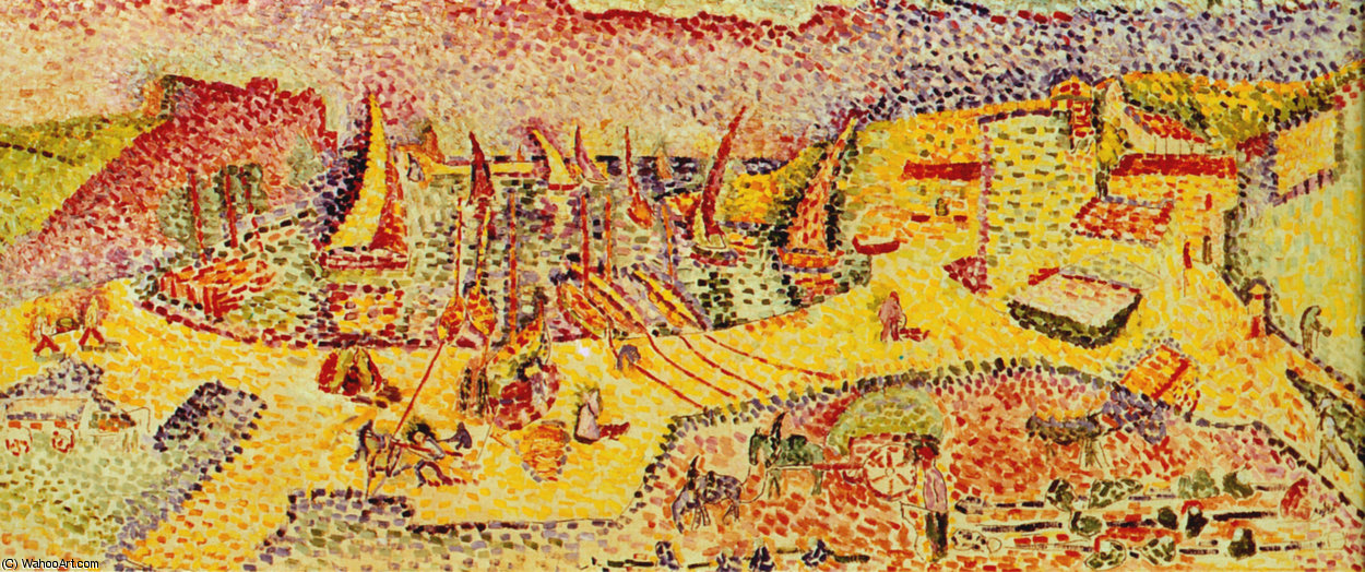 The Port Of Abail (1905) Henri Matisse tablo - Dekolata