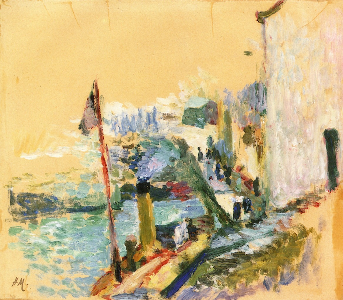 The Port of Belle Isle Sur Mer (1897) Henri Matisse tablo - Dekolata