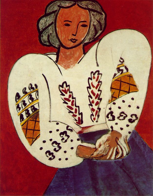 The Romanian Blouse (1940) – Henri Matisse Tablo