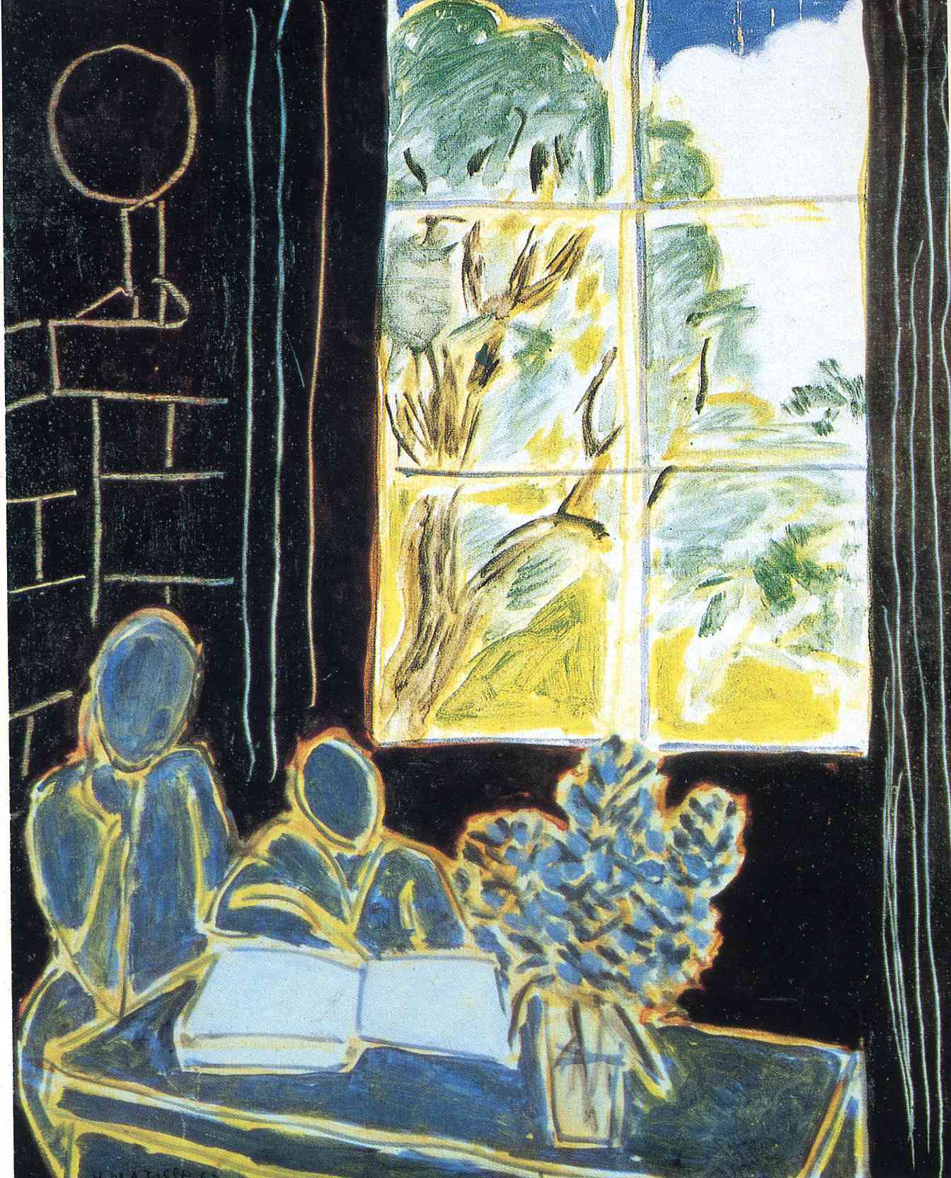 The Silence that Lives in Houses (1947) Henri Matisse tablo - Dekolata