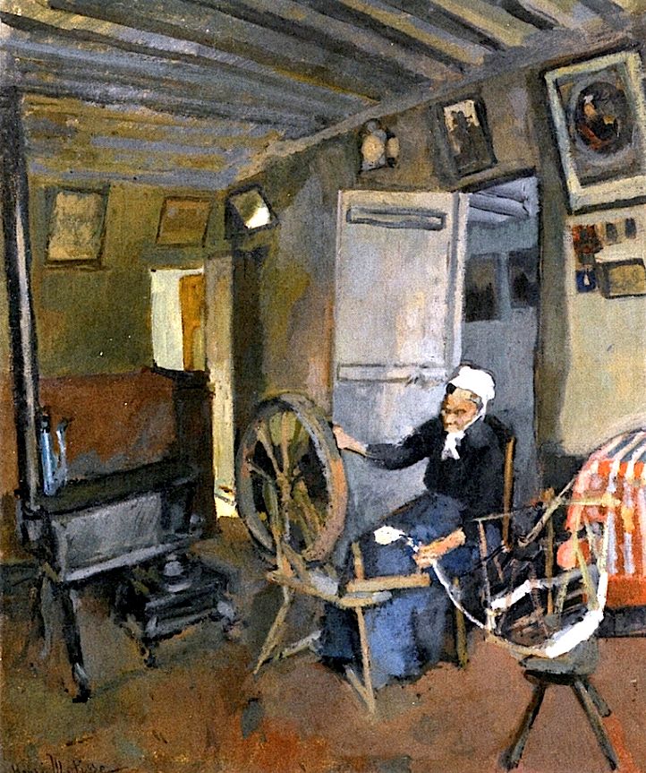 The Skein Winder From Picardy (1903) Henri Matisse tablo - Dekolata