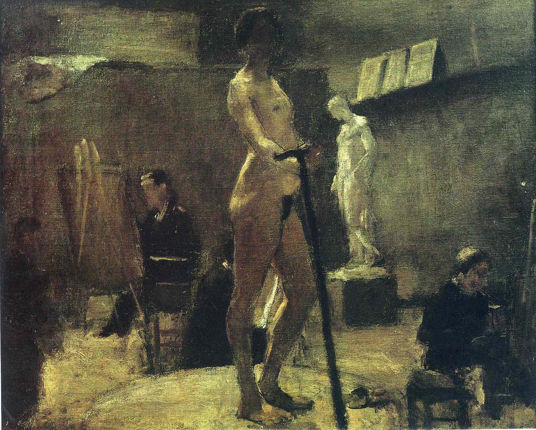The Study of Gustave Moreau (1894) Henri Matisse tablo - Dekolata