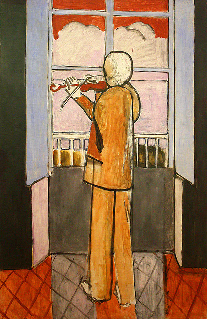 The Violinist at the Window (1918) Henri Matisse tablo - Dekolata