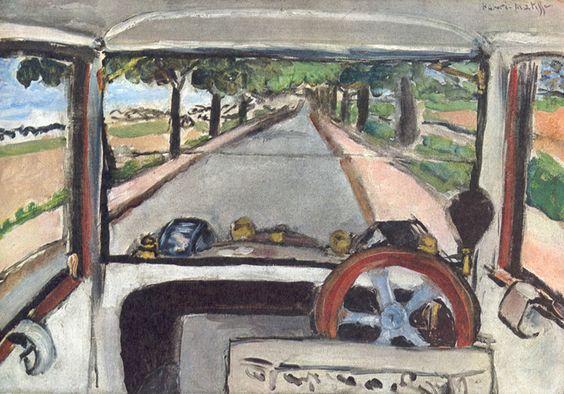 The Windshield (1917) Henri Matisse tablo - Dekolata