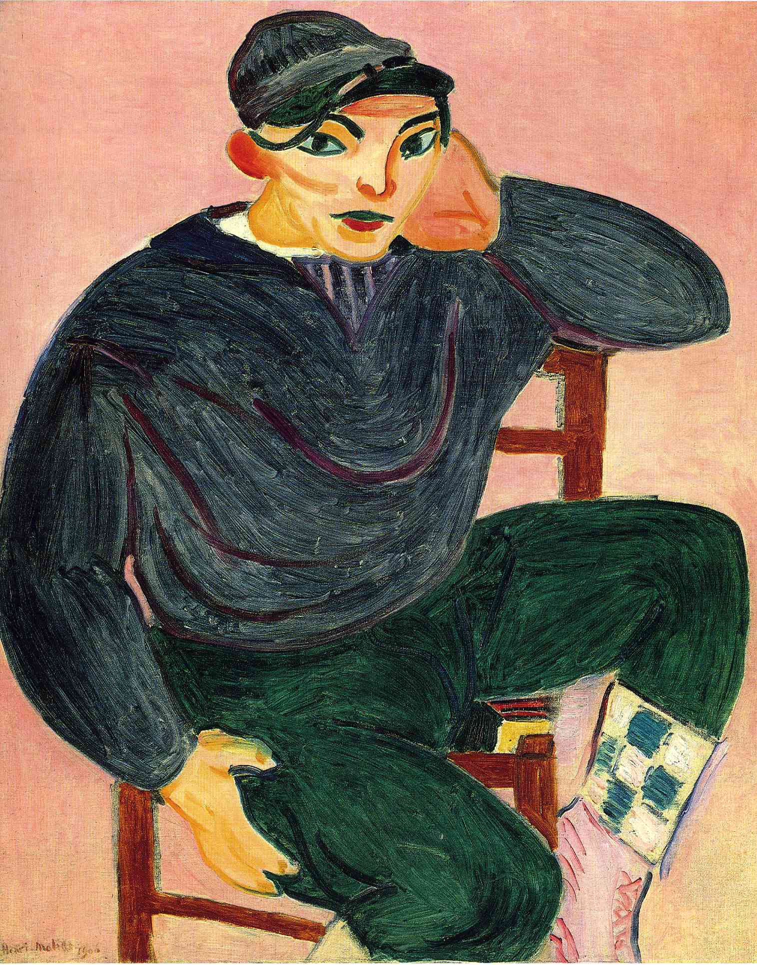The Young Sailor II (1906) Henri Matisse tablo - Dekolata