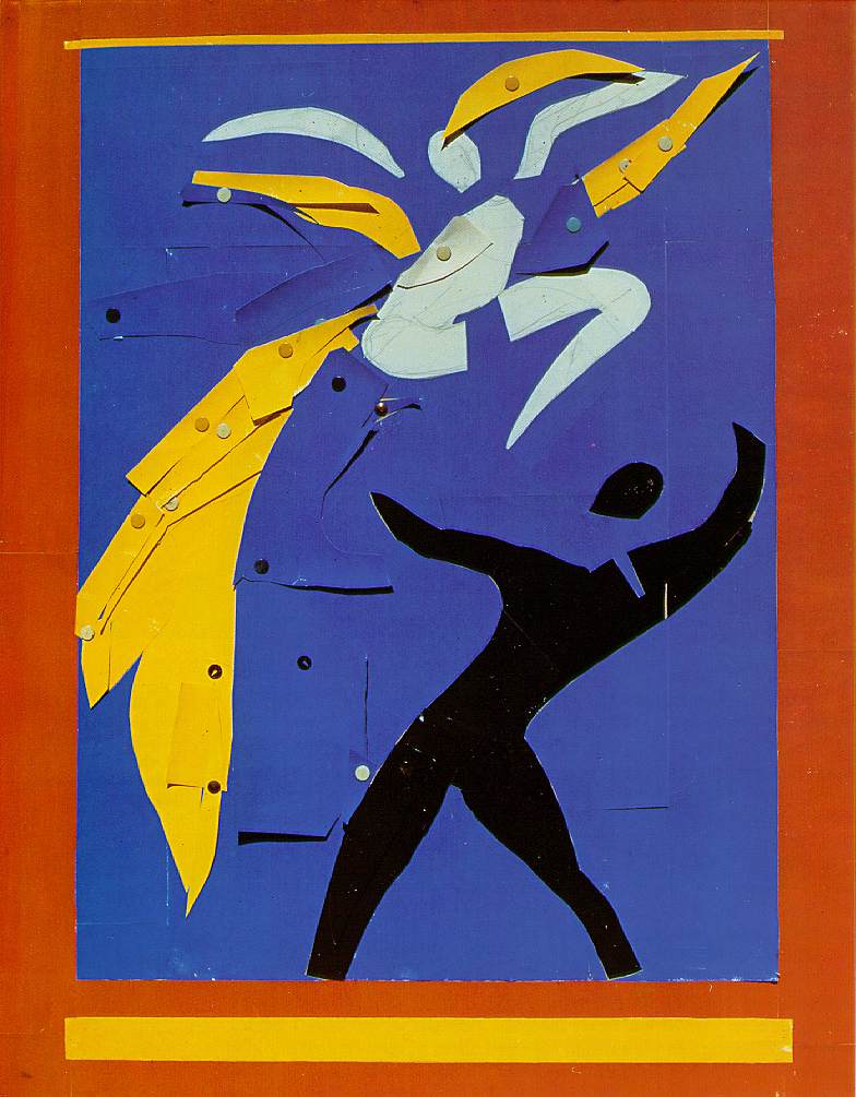 Two Dancers (Study for Rouge et Noir (1938) Henri Matisse tablo - Dekolata