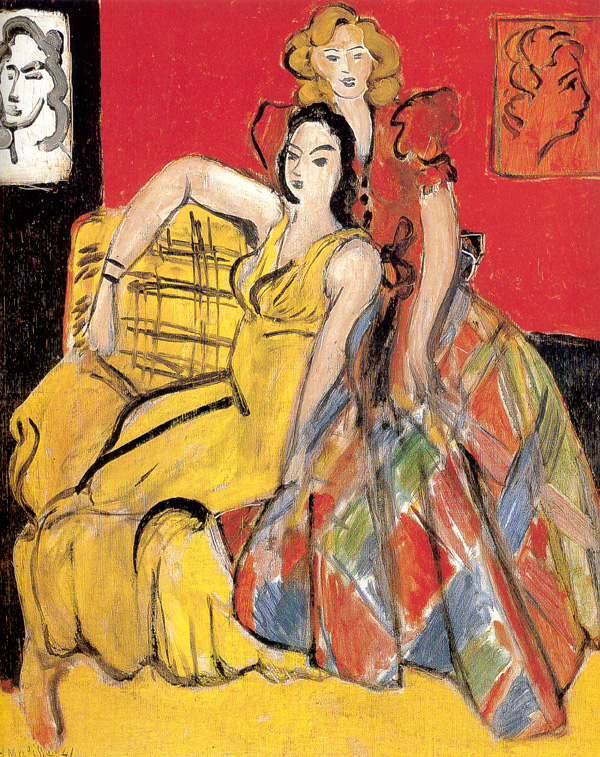 Two Girls (1941) Henri Matisse tablo - Dekolata