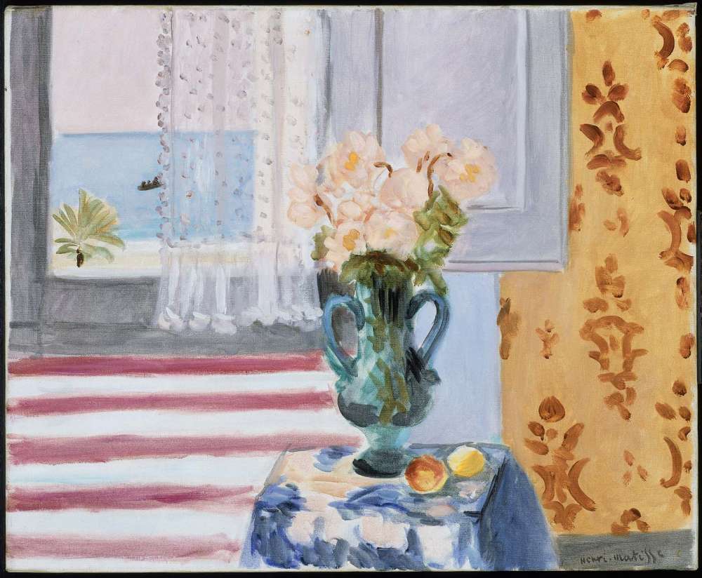 Vase of Flowers (1924) Henri Matisse tablo - Dekolata