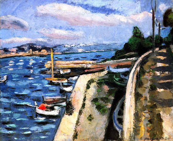 View of Antibes (1925) – Henri Matisse Tablo