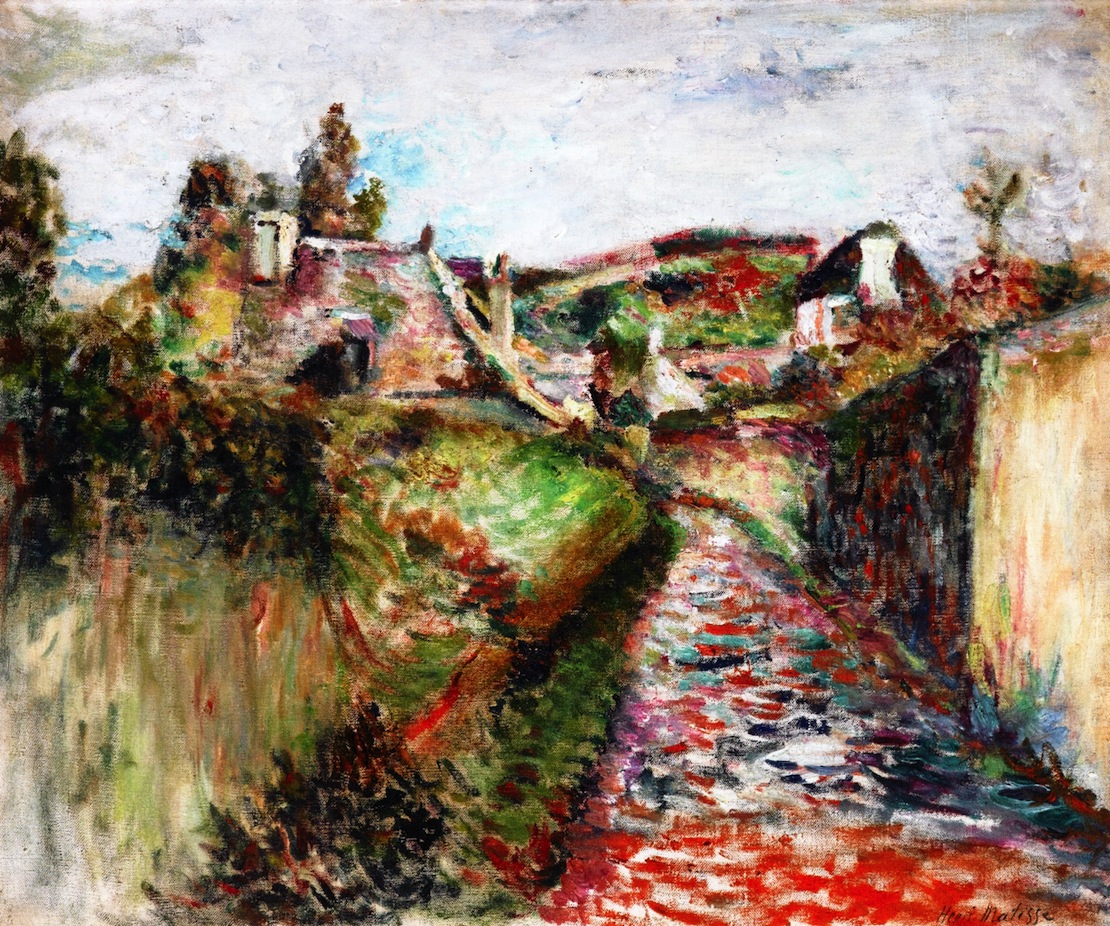 View of Belle Île (1897) – Henri Matisse Tablo