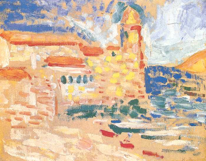 View of Collioure (The Tower) (1905) – Henri Matisse Tablo
