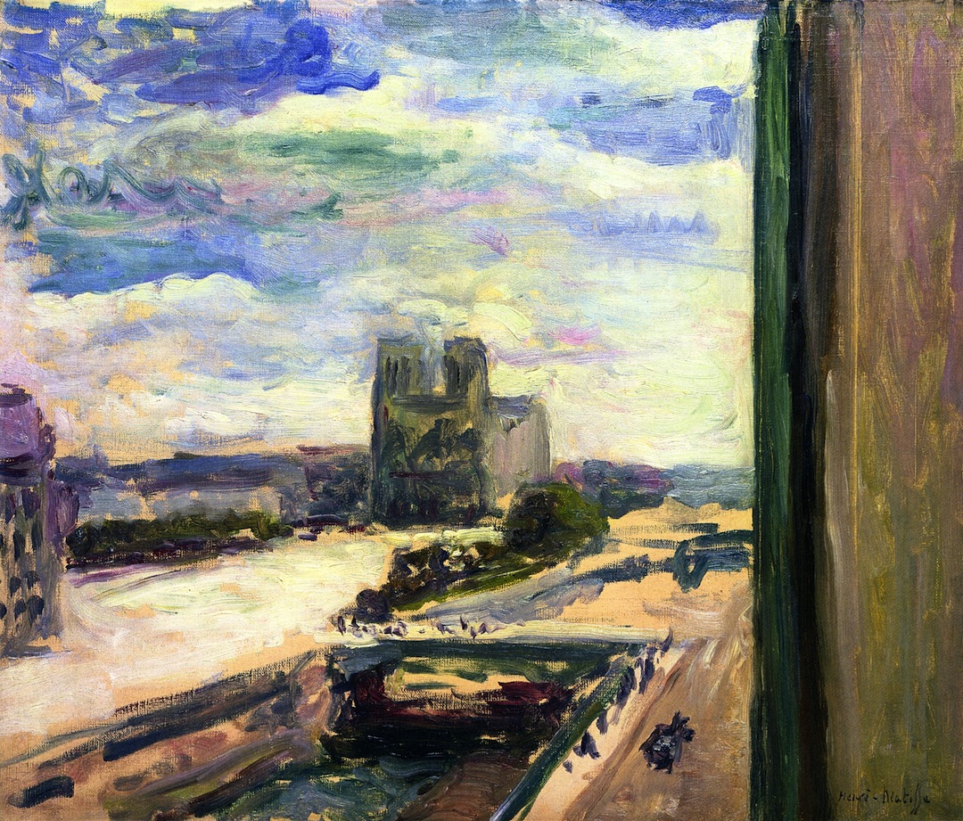 View of Notre Dame (1902) Henri Matisse tablo - Dekolata