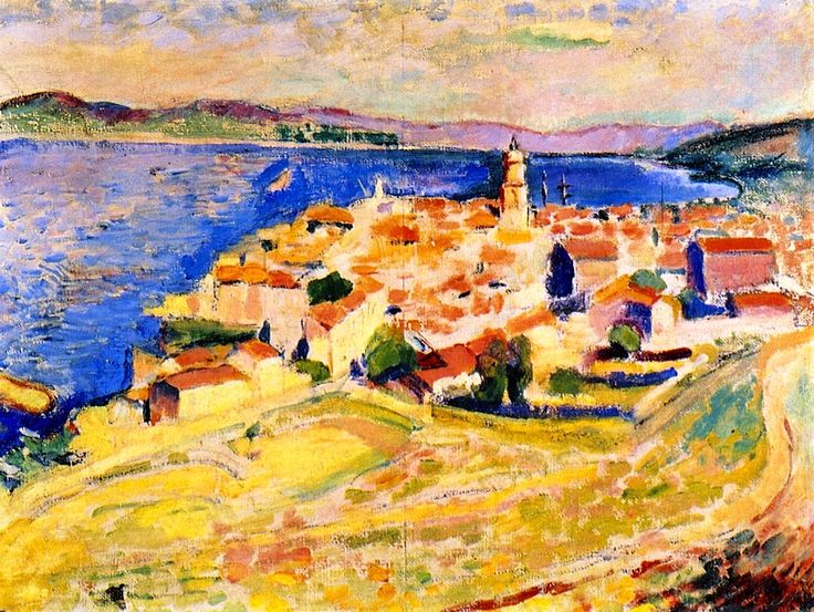 View of Saint Tropez (1904) Henri Matisse tablo - Dekolata