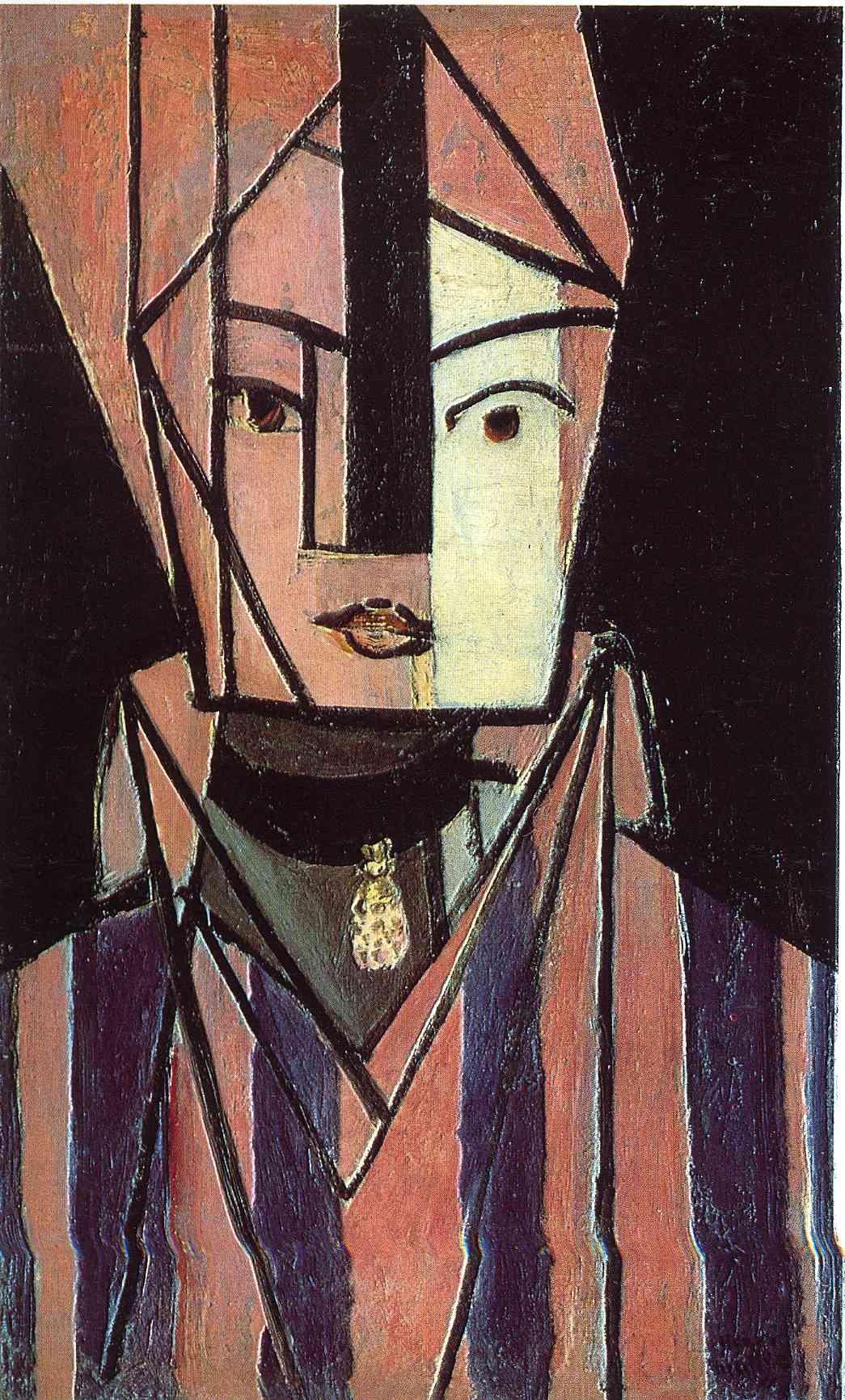 White and Pink Head (1914) Henri Matisse tablo - Dekolata