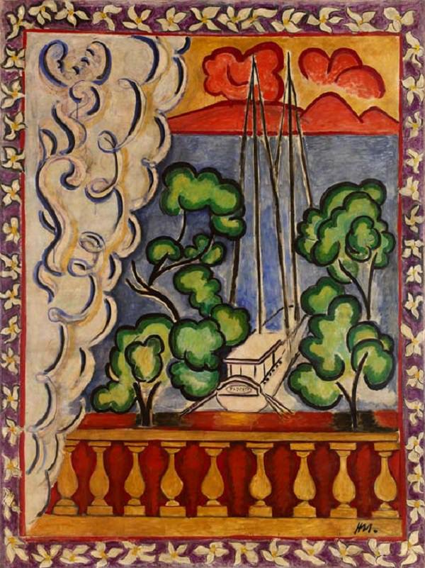 Window in Tahiti (1935) Henri Matisse tablo - Dekolata