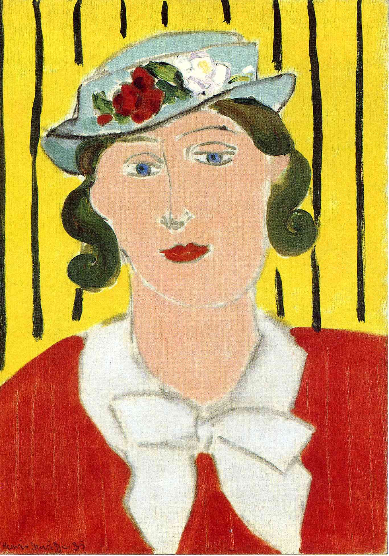 Woman Portrait (1939) Henri Matisse tablo - Dekolata