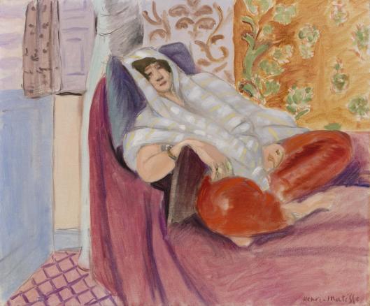 Woman Reclining (1921) Henri Matisse tablo - Dekolata