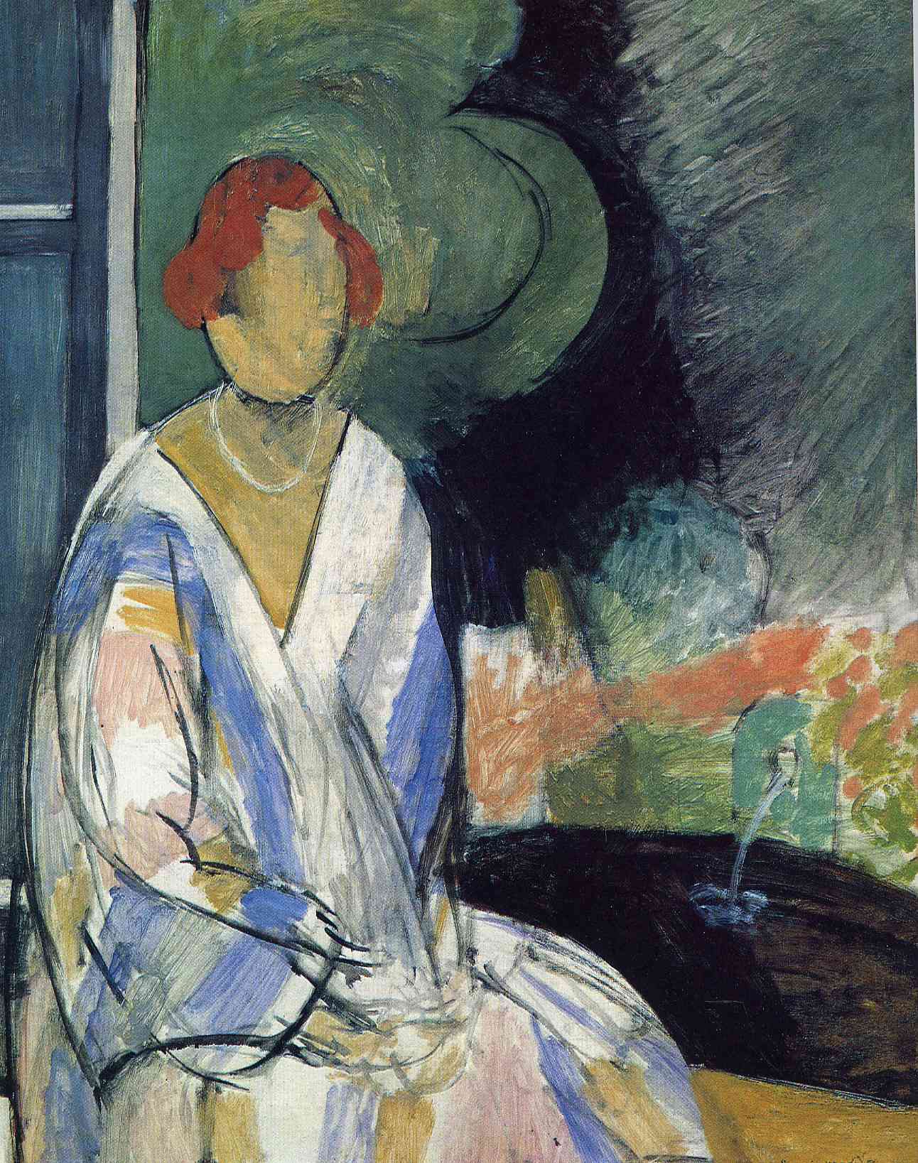 Woman at the Fountain (1917) Henri Matisse tablo - Dekolata
