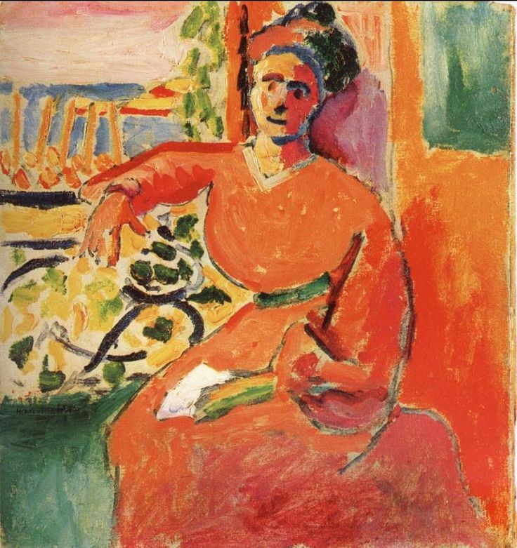 Woman at the Window (1905) – Henri Matisse Tablo