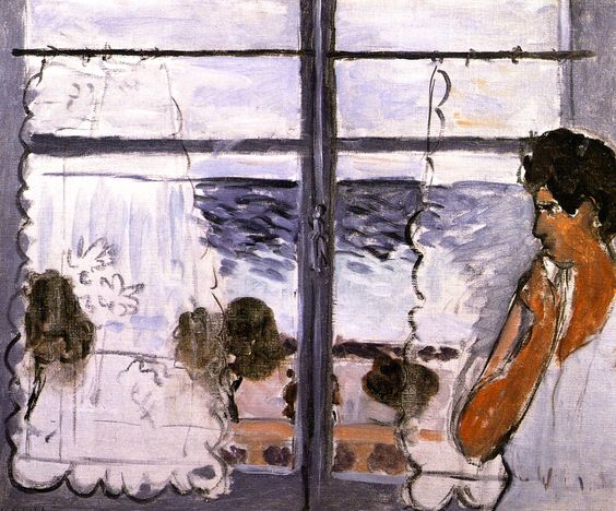 Woman at the Window (1920) Henri Matisse tablo - Dekolata