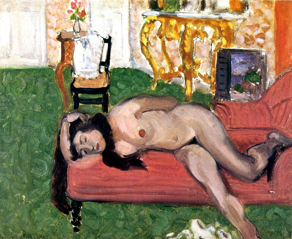 Woman on a Couch (1919) Henri Matisse tablo - Dekolata